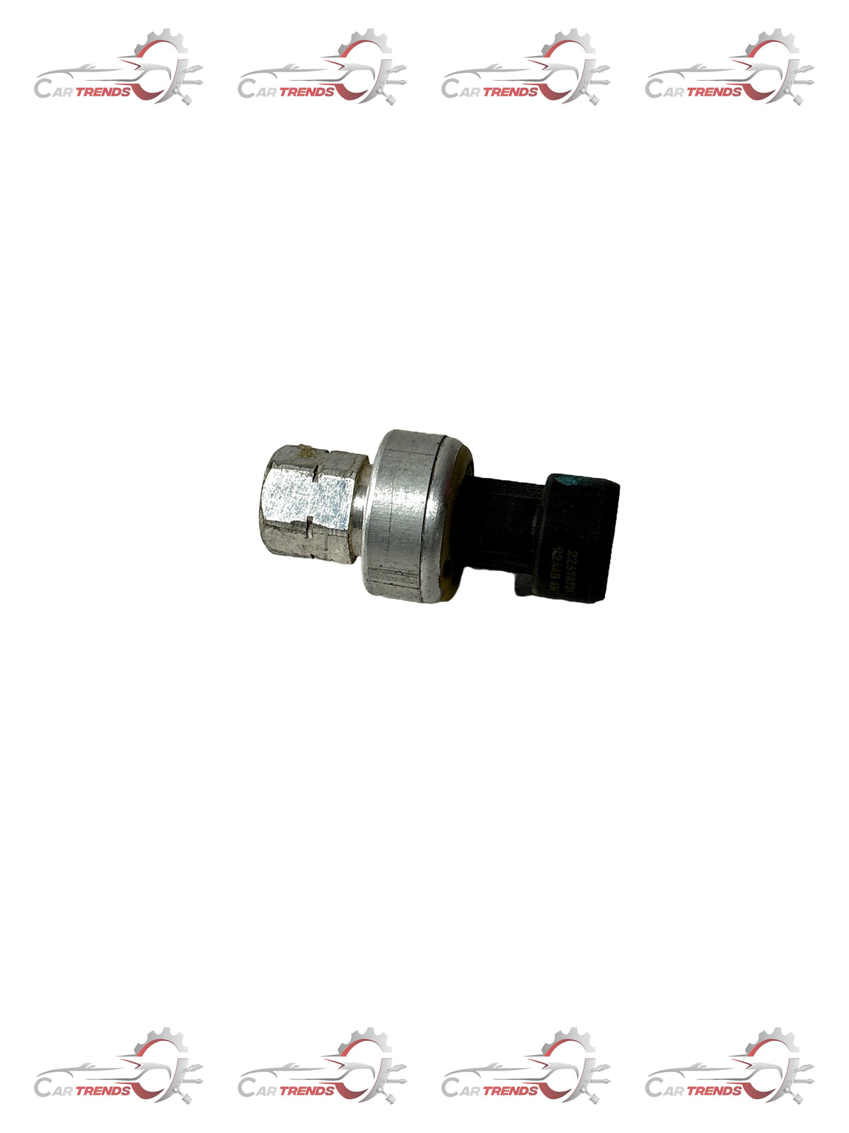 General Motors Optra petrol pressure transducer switch, automotive sensor part with electrical connection and pressure sensing components.
