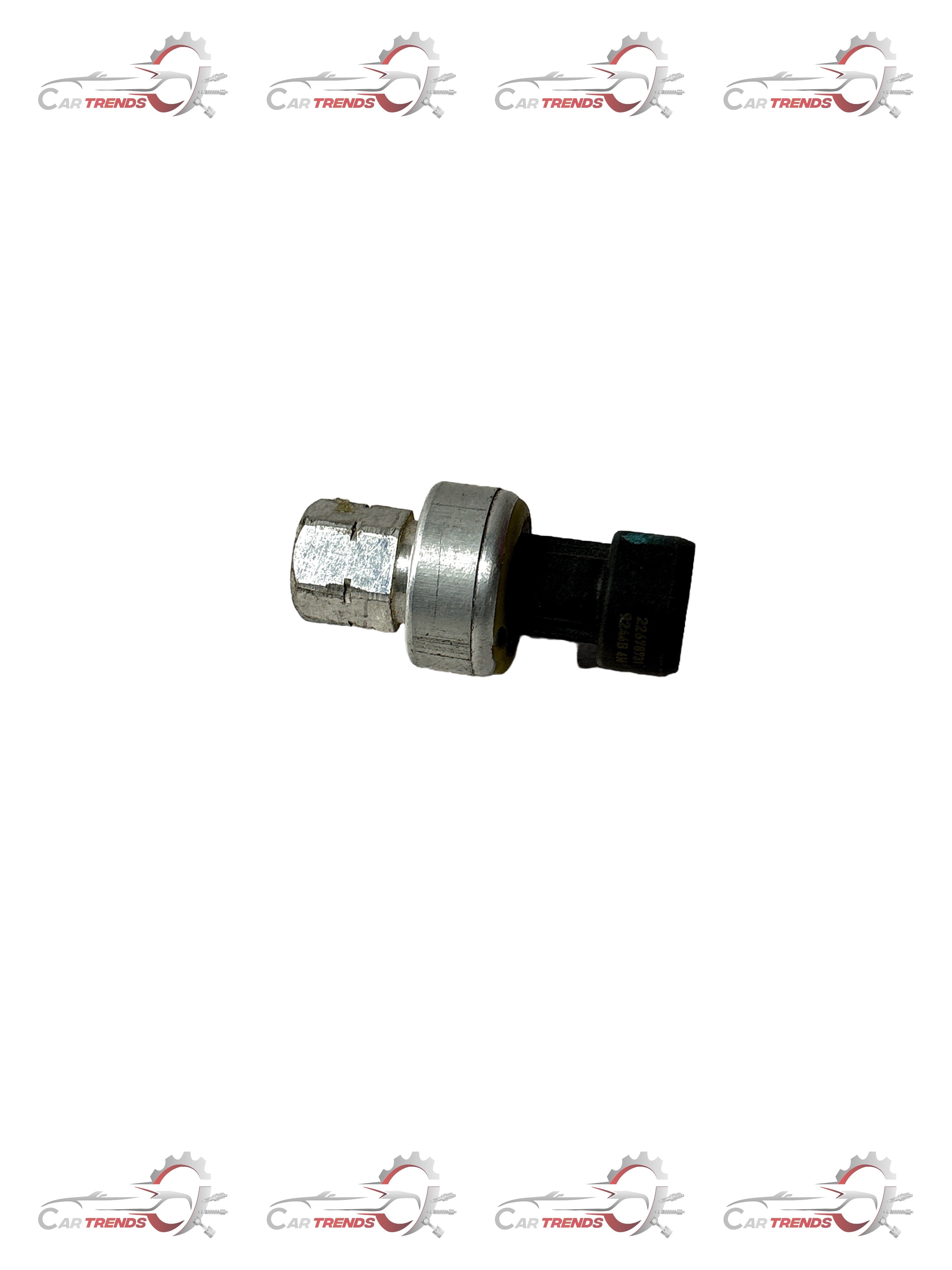 General Motors Optra petrol pressure transducer switch, automotive sensor part with electrical connection and pressure sensing components.