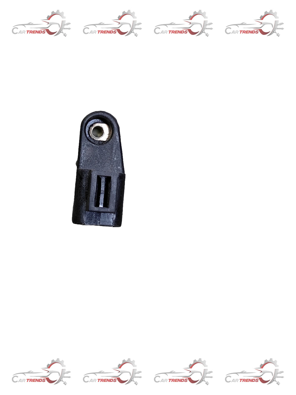 General Motors Tavera two-way connector, automotive electrical component with black plastic housing and metal terminals.