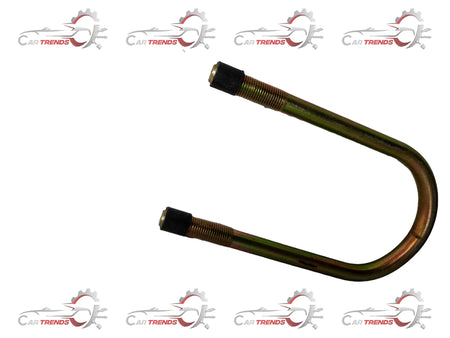General Motors U-bolt for Tavera T97599685, automotive suspension part, shown in black with threaded ends.