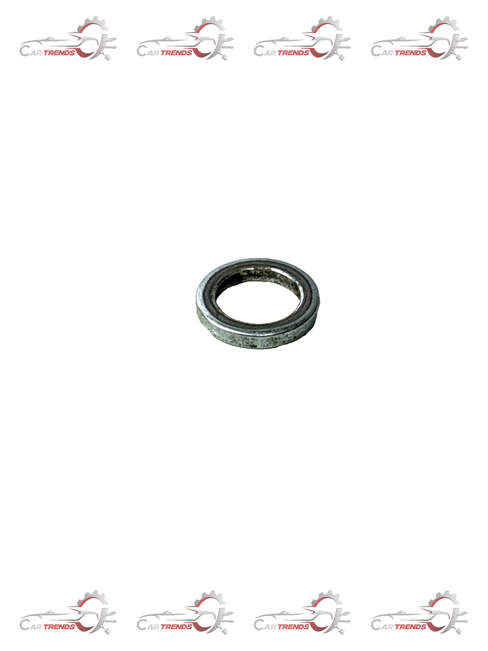 Front washer fluid reservoir support bracket for Chevrolet Trailblazer by General Motors, shown in black with mounting points.