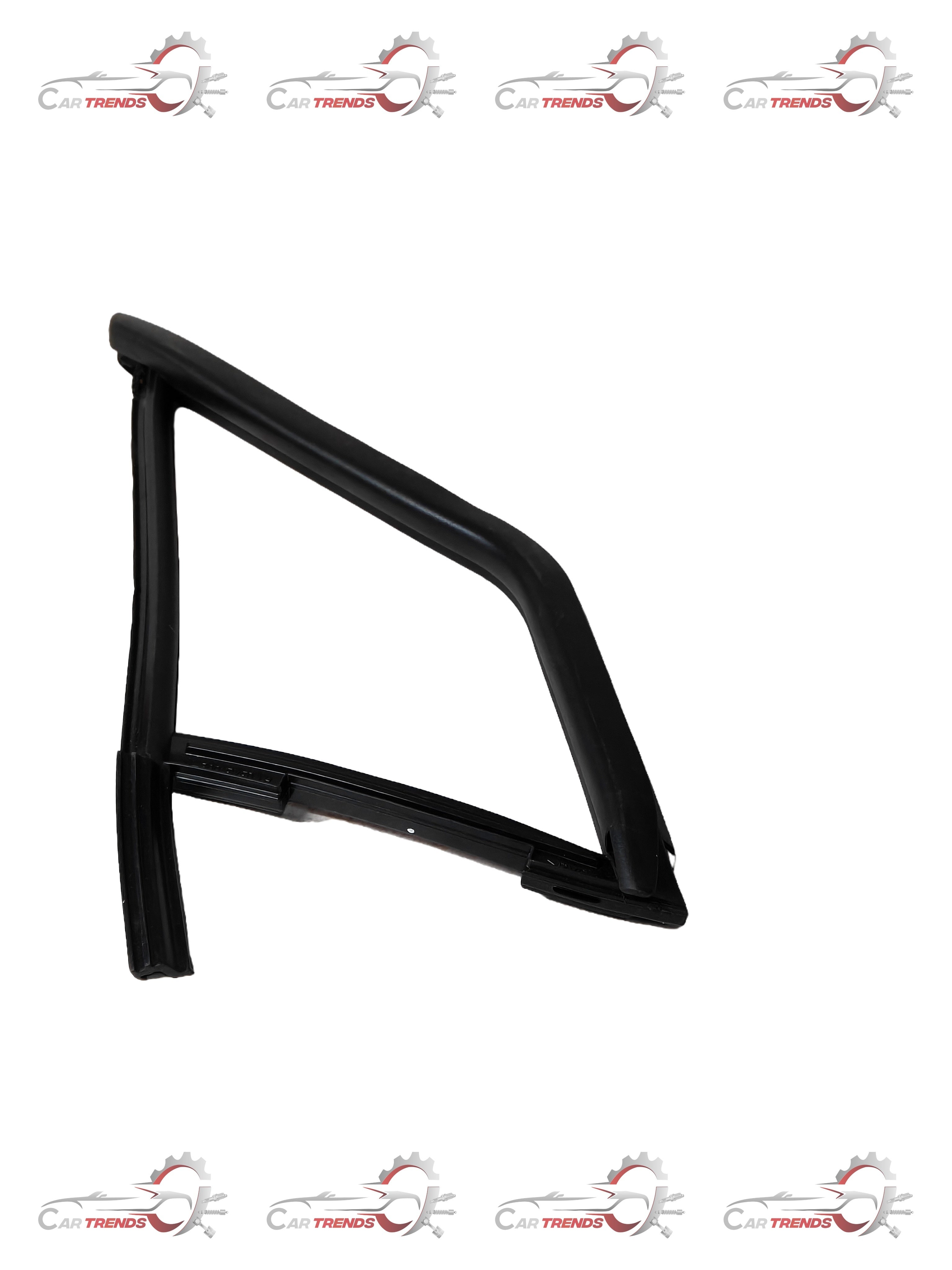 Front left weatherstrip for GM vehicles, designed to seal windows and doors, made by General Motors for optimal fit and durability.