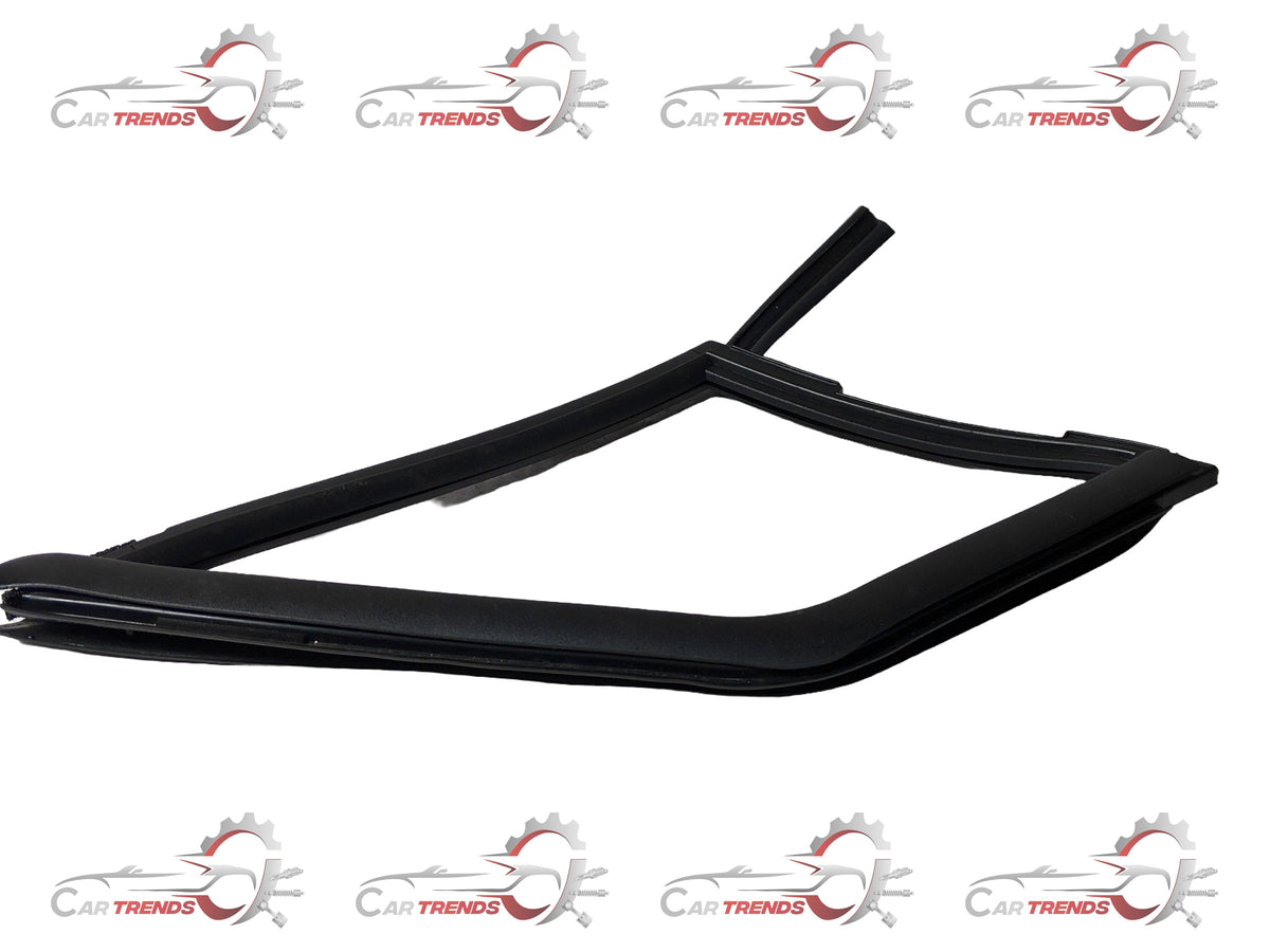 General Motors front driver side weatherstrip for door, genuine replacement part, black rubber seal for vehicle door weather protection.