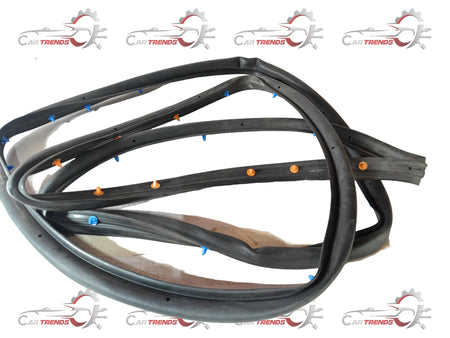 General Motors Weatherstrip RR S D Door for Cruze J95021343 shown in the image, featuring black rubber seal and attachment edges.