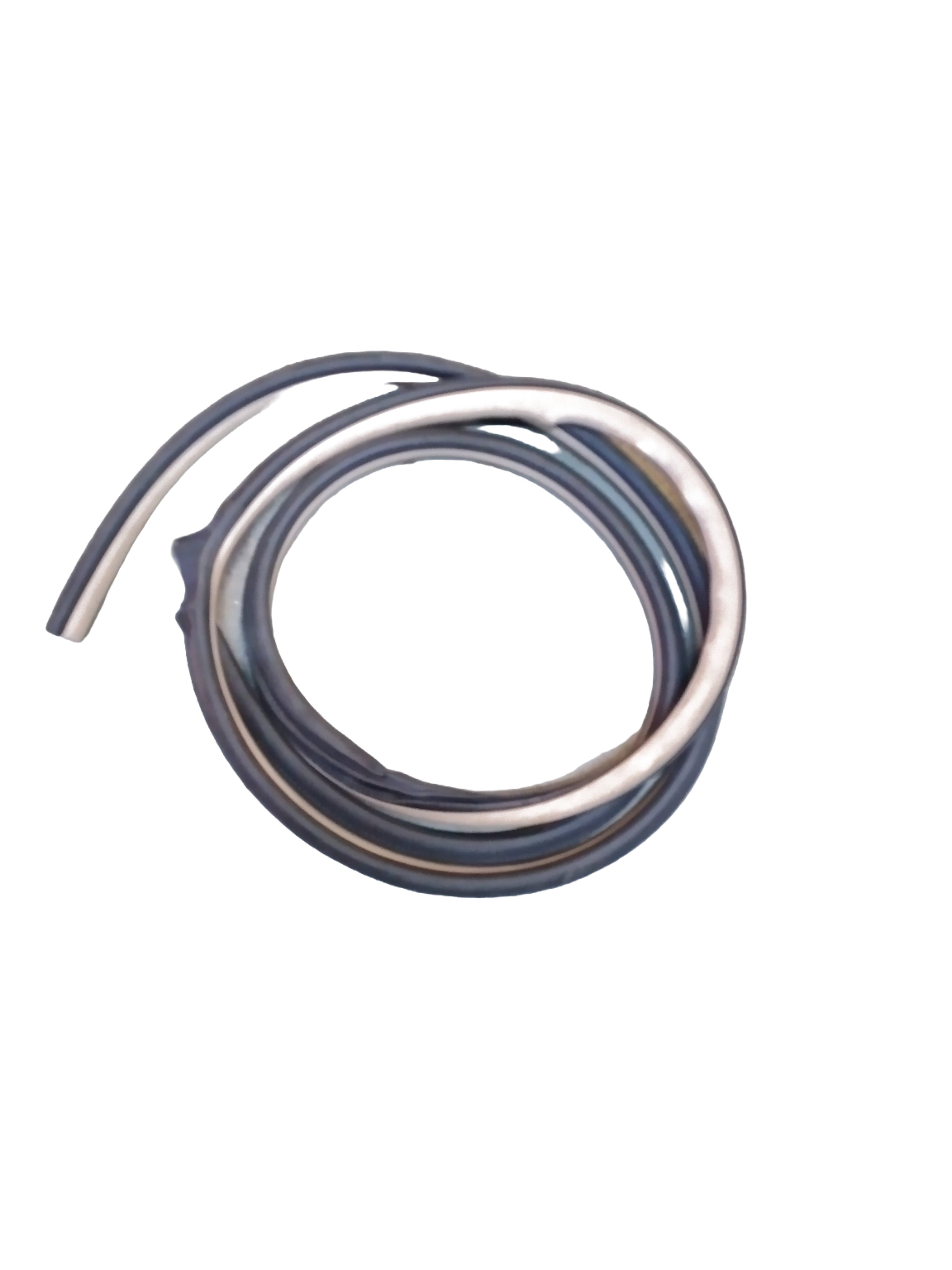 Weatherstrip rear side upper cap for Chevrolet Captiva, designed for General Motors vehicles, in black rubber material.