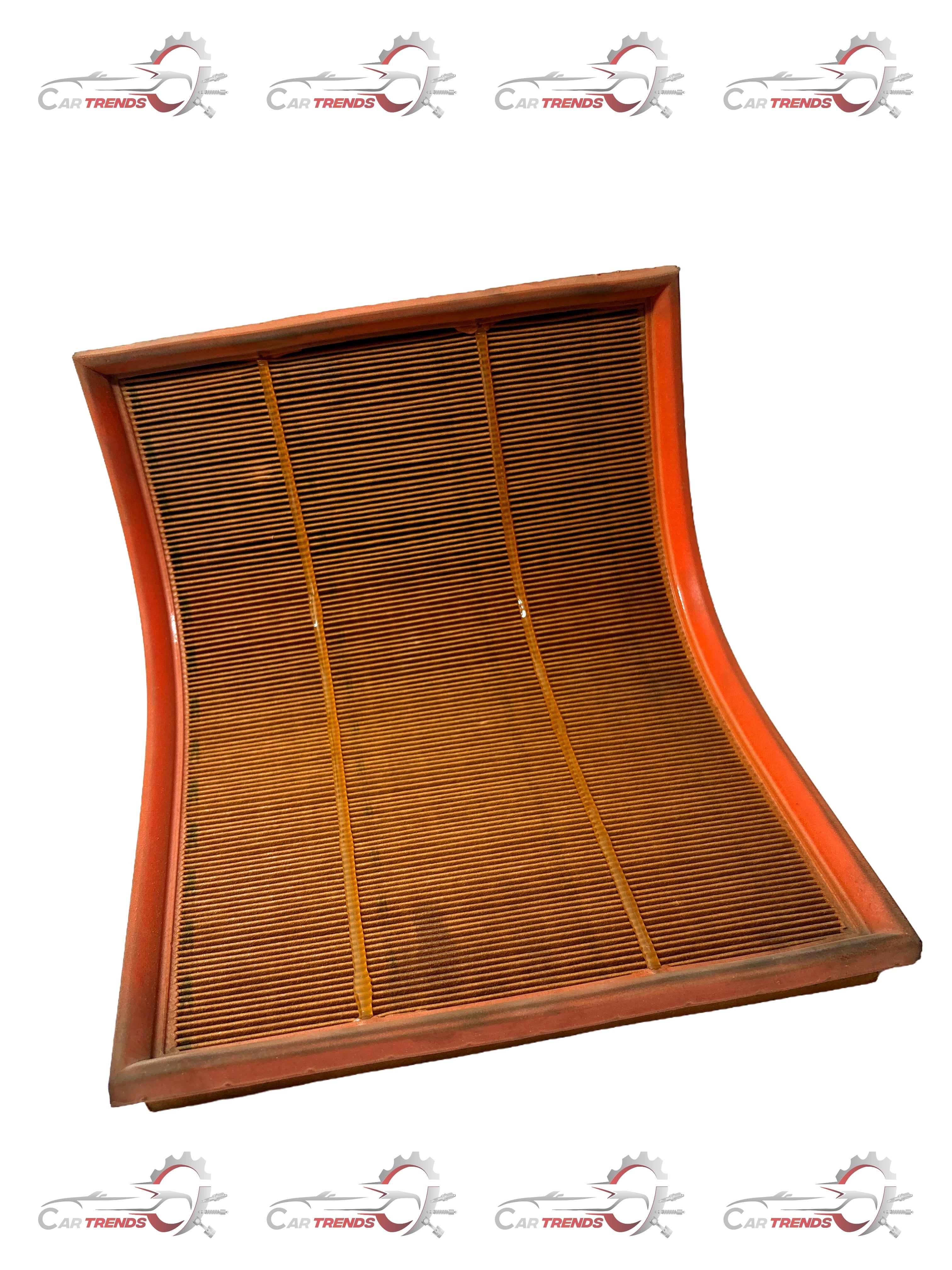 General Motors Astra air filter spare part, rectangular filter with plastic frame for vehicle air intake system.