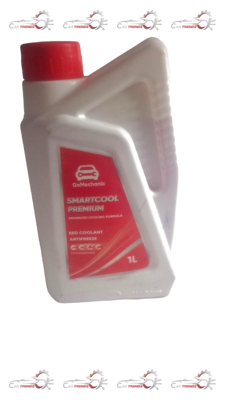 Gomechanic Smartcool Red Coolant universal 1L bottle, red coolant liquid for vehicle cooling systems