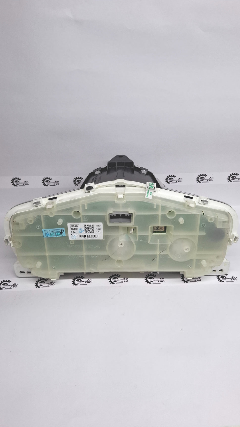 Honda meter assembly combination for AMAZ 78100T4ZK01, showing the dashboard with speedometer and digital display.