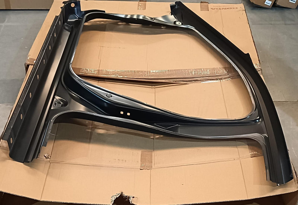 Honda outside city right side panel, automotive body part for Honda vehicles, durable metal with a smooth finish.
