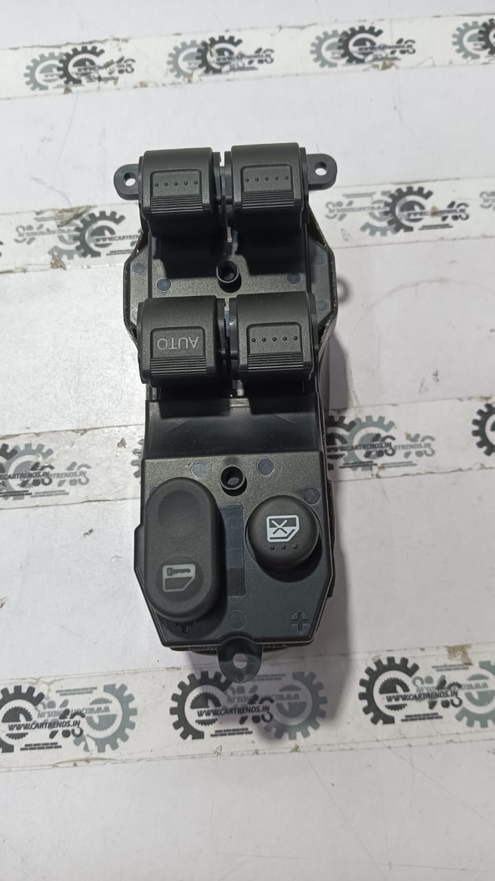 Honda power window switch 06358SAA409, car interior component with black plastic button and wiring for vehicle window control