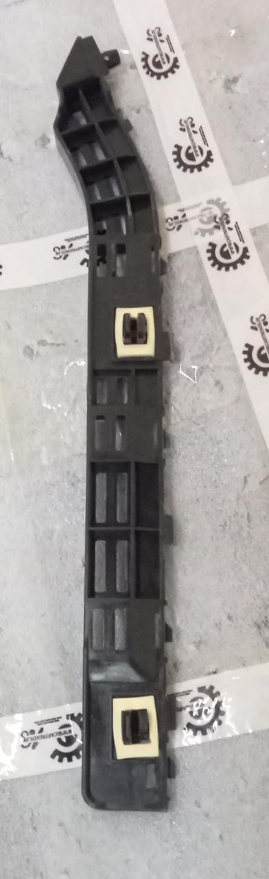 Rear right side bumper for Honda City, genuine Honda part in black, shown mounted on vehicle for fit and finish.