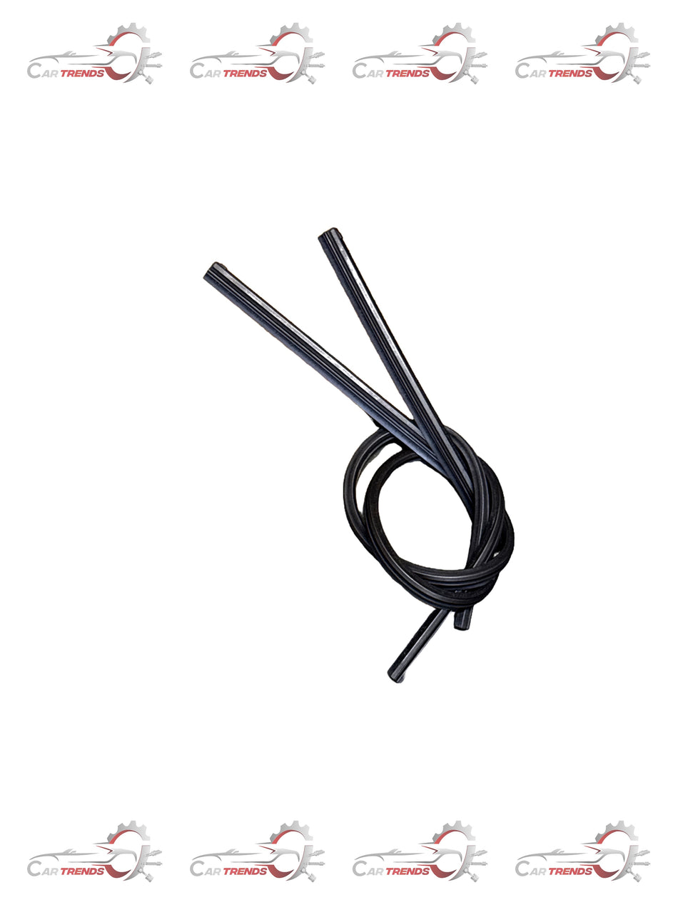 Honda blade rubber part 76632T6LH03, designed for Honda vehicles, shown in a close-up image of the black rubber blade component.