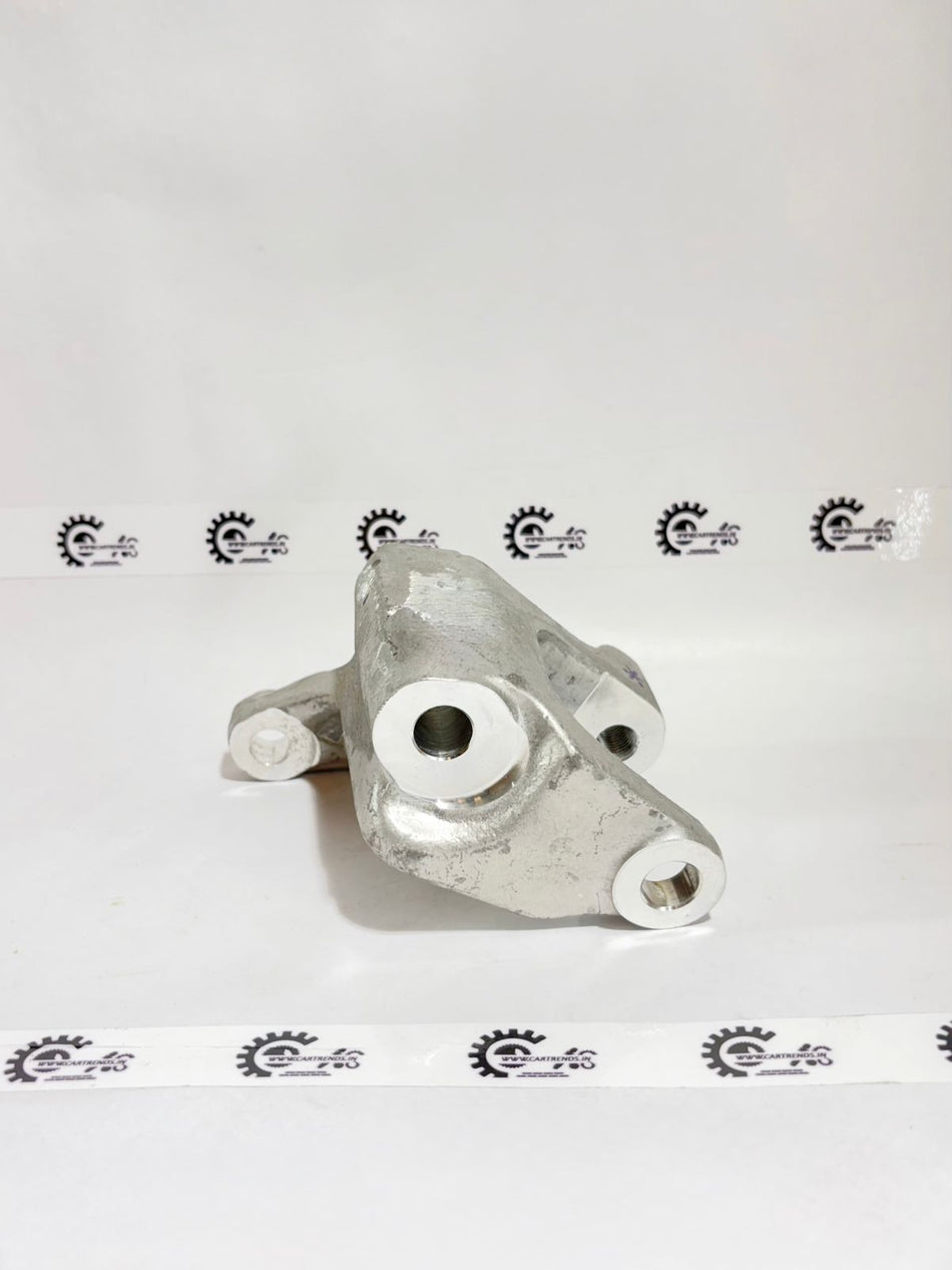 Honda motorcycle high road torque rod bracket, black metal part with mounting holes for stability and support.