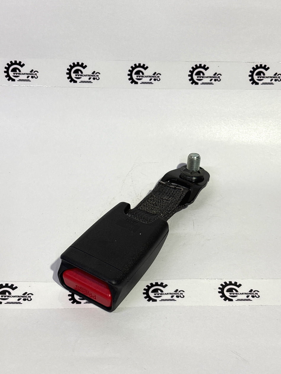 Honda middle seatbelt buckle assembly for left side, inner seatbelt for BR-V model, with visible metal latch and belt fabric.