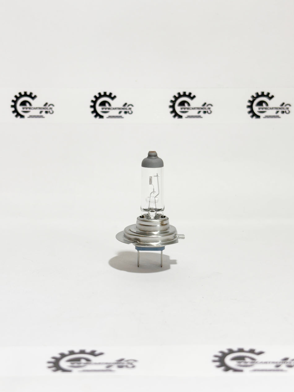 Honda H7 LL bulb, model 33110SMGE01, designed for Honda vehicles, shown in a close-up image of the automotive headlight bulb.