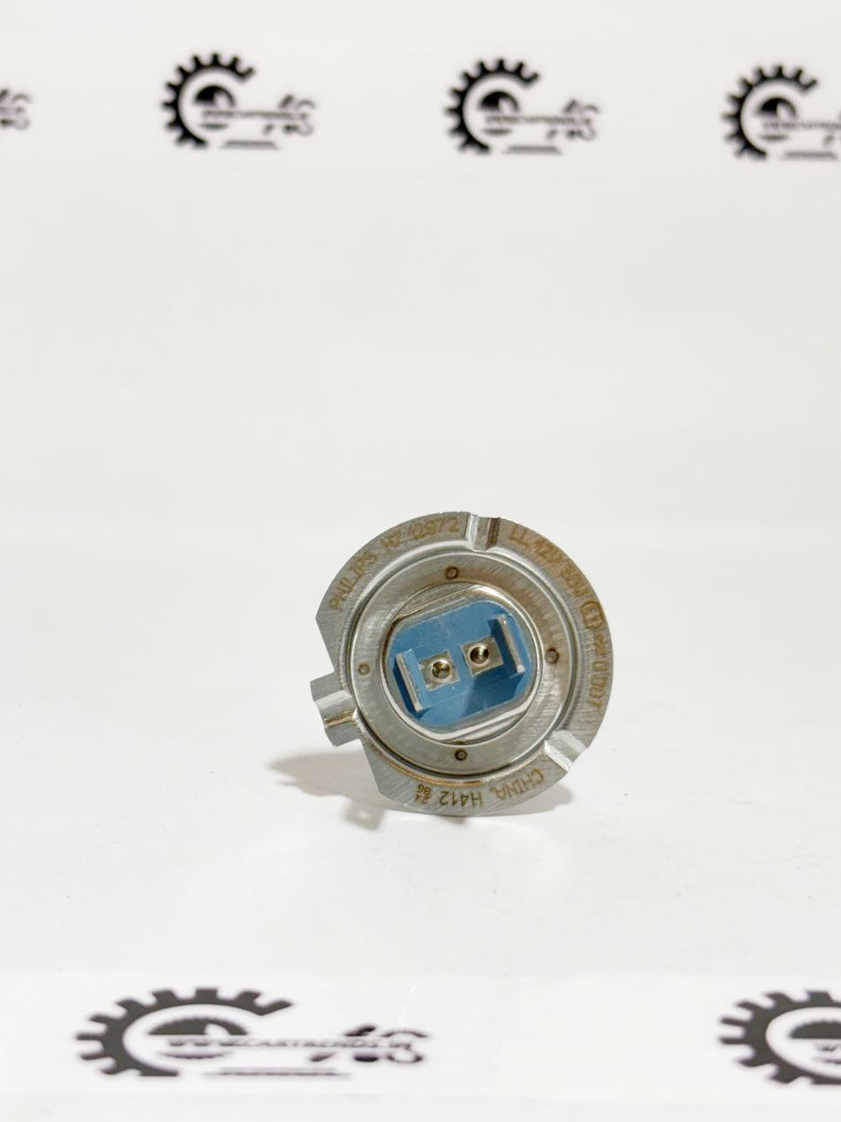 Honda BULB.H7 LL 33110SMGE01 headlight bulb installed in a vehicle, showcasing its design and fit for Honda models.
