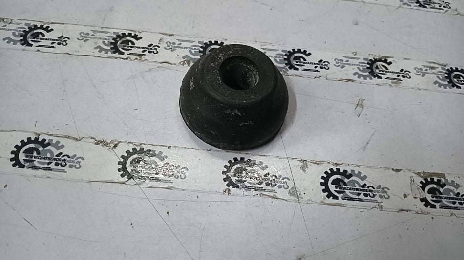Honda Accord 6th Gen radius rod bush, OEM part 51381S84A01, shown in black rubber with metal mounting points.