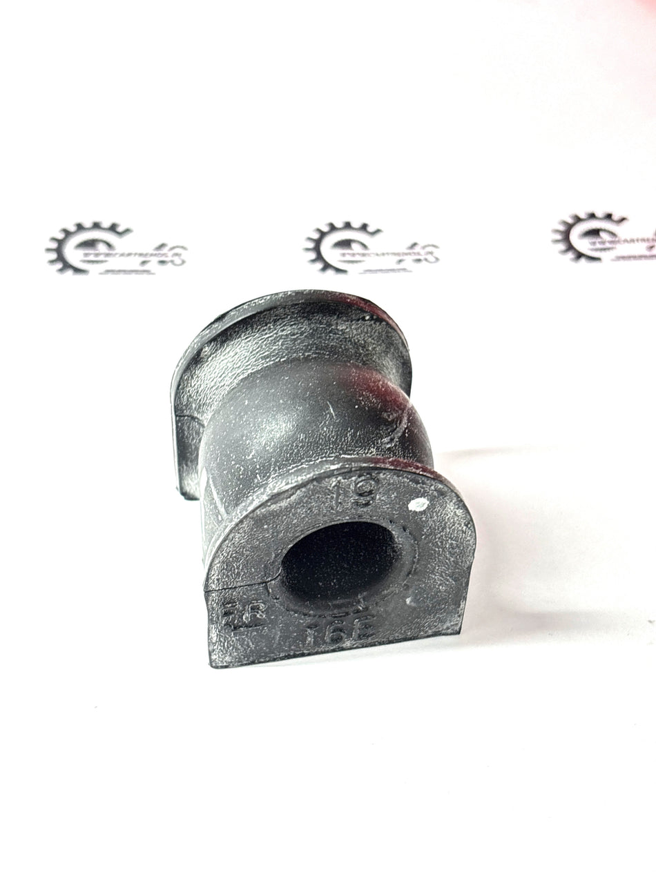 Honda Bush Stabi Holder 51306T6ET01, a close-up of the black suspension part designed for Honda vehicles.
