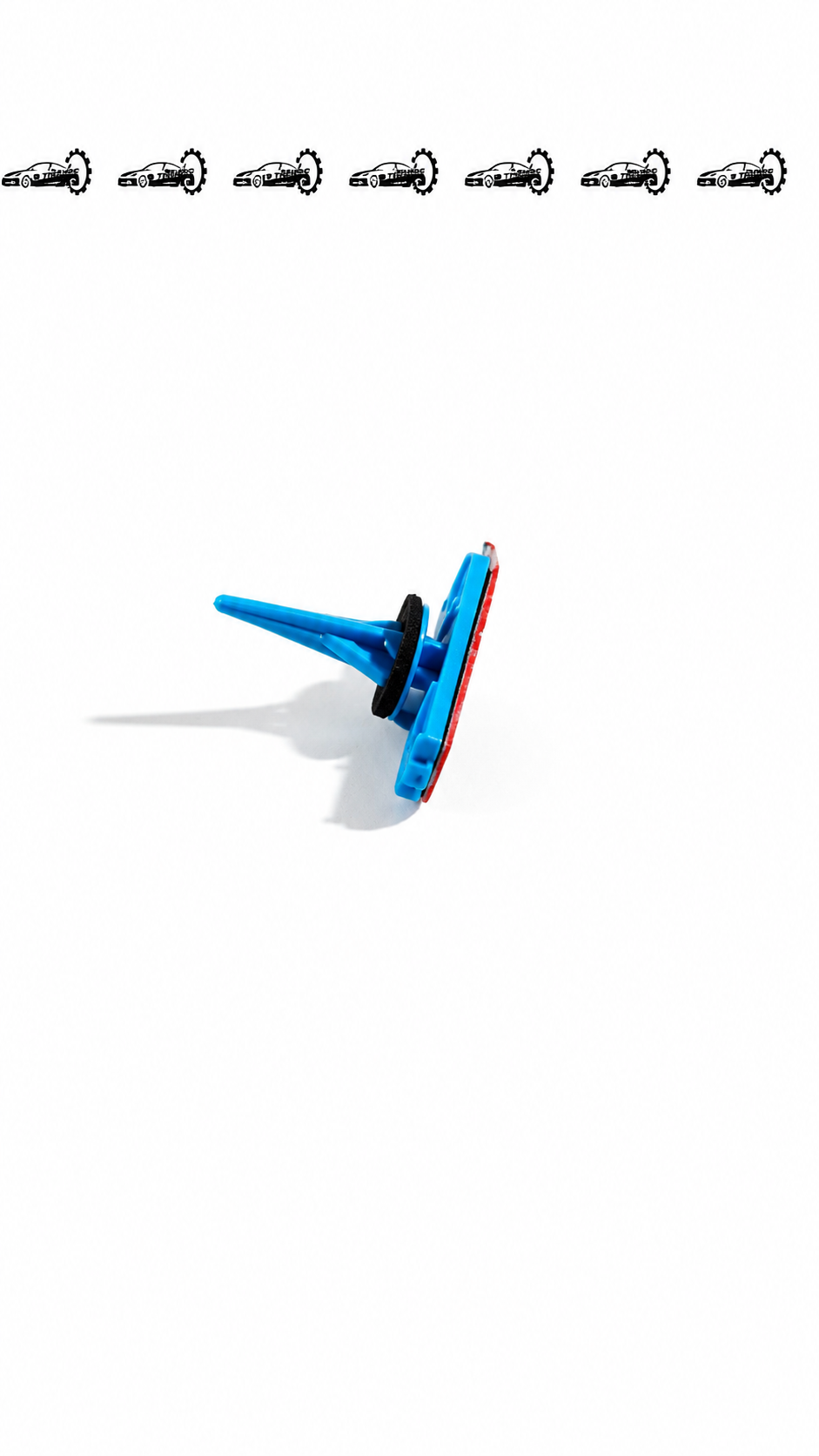 Honda CLIP.QTR WIND A 91501TE7K00, a quarter windscreen clip for Honda vehicles, shown in a close-up image.
