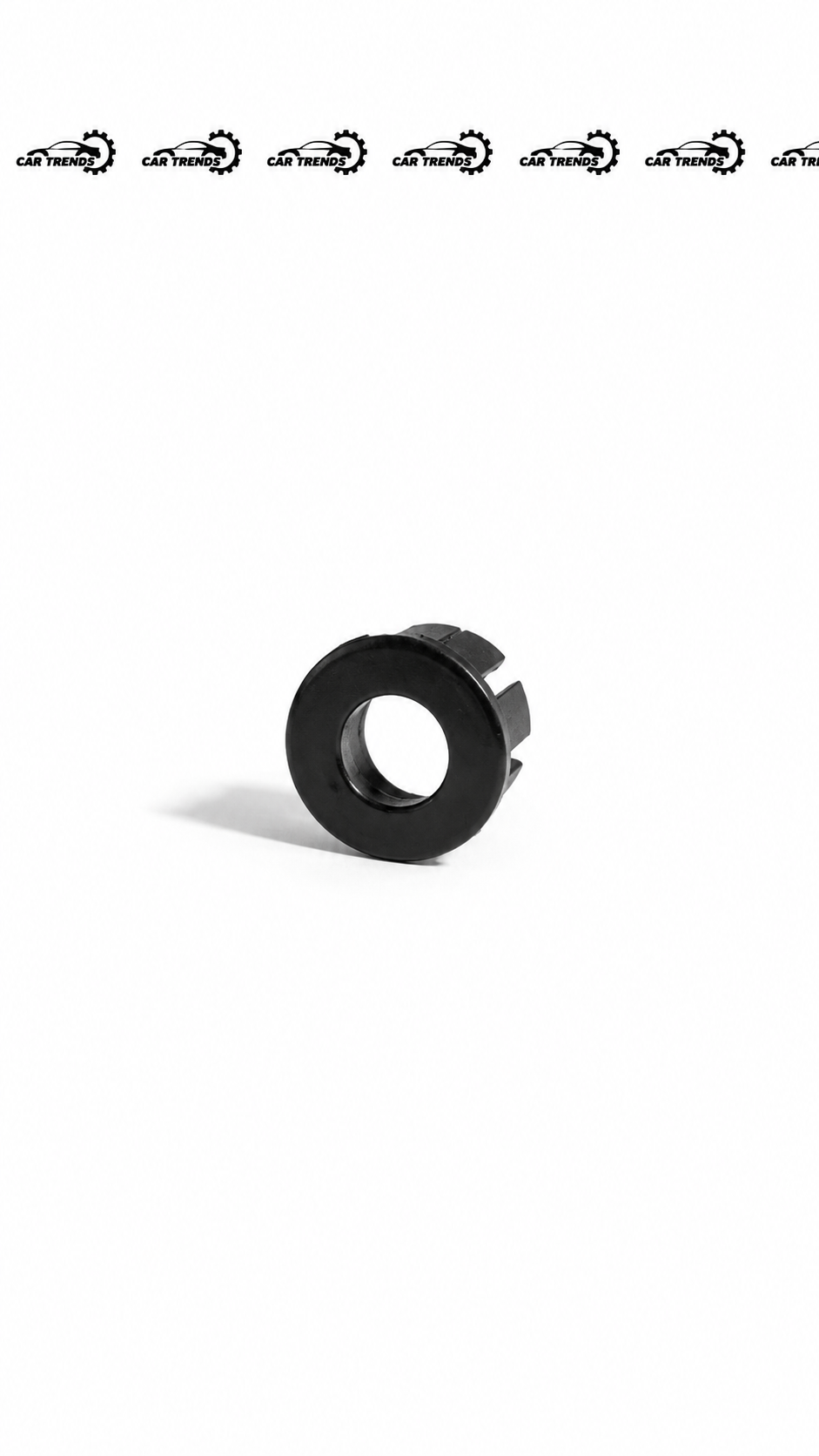 Honda parking sensor cover assembly for side sensor, part number 39681TXKW11, showing the black plastic cover on a white background.