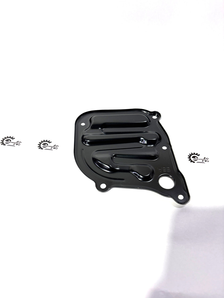 Honda COVER.BREATHER 1185055AZ00, automotive engine breather cover, in black with Honda logo, for engine ventilation.
