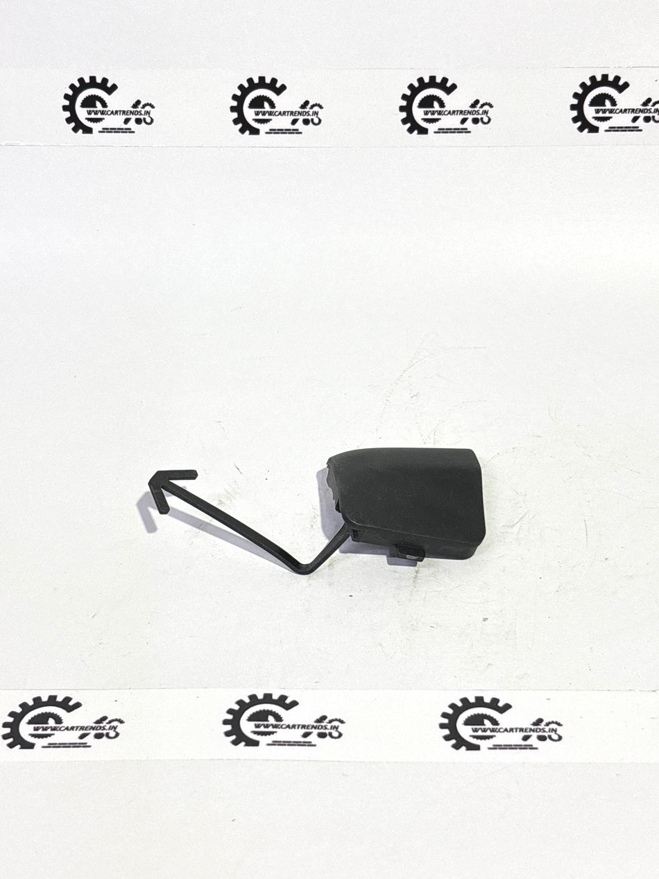 Honda COVER.RR Towing Hook 71506TEAT50, black metal towing accessory for Honda vehicles, visible mounting points and hook design.
