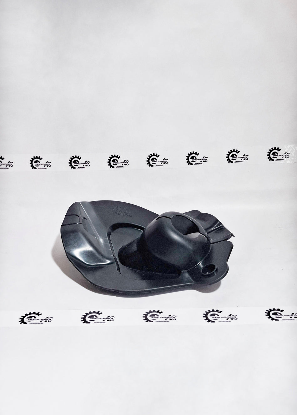 Honda RH drive shaft joint cover, part 53320TSVK00, shown in black plastic with detailed fittings.