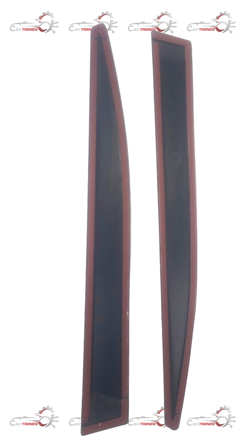 Honda City and Amaze door edge garnish, black plastic trim for door protection and aesthetic enhancement.