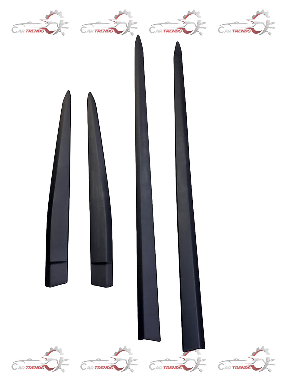 Honda door edge protector for City and Amaze models, durable black plastic guard with easy installation.