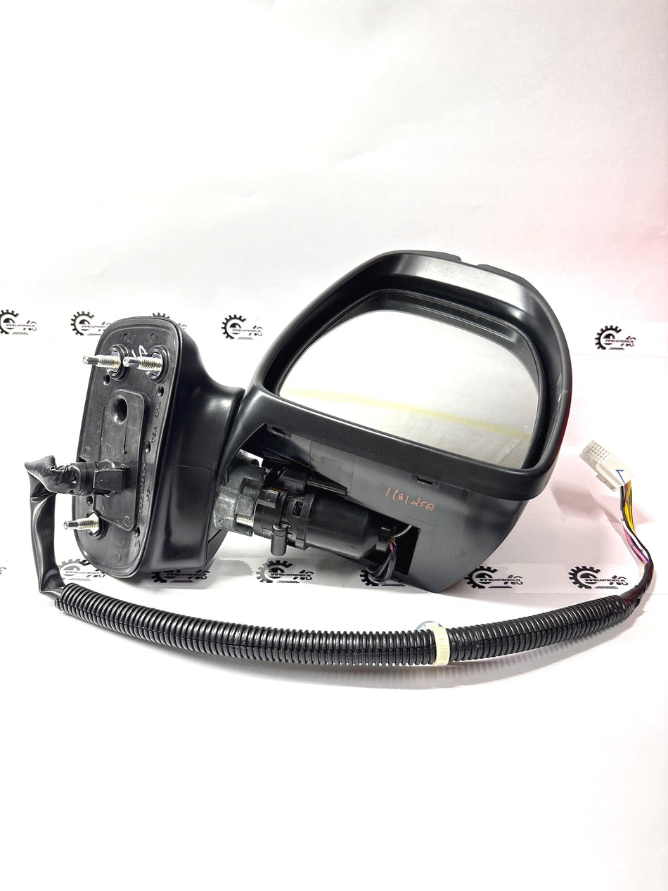 Honda Jazz door mirror, model 76258T5SD31, showing the side view with reflective glass and black housing.