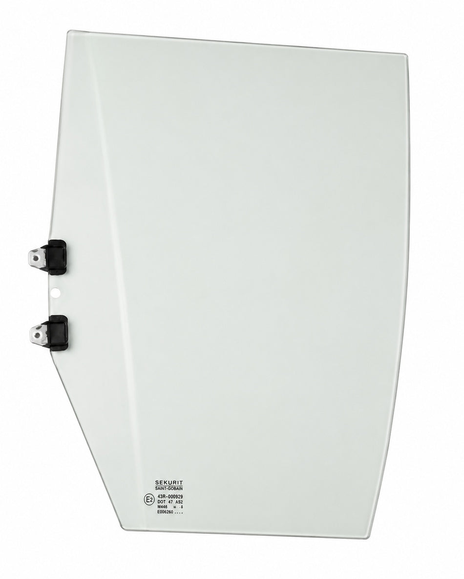 Honda rear right door glass assembly with tinted glass and rubber seal for Honda vehicle model 73400T9AT01.