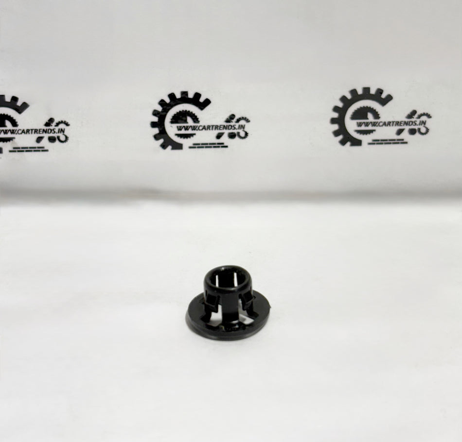 Honda Grommet Hood Open Stay 91604T00T01, close-up of the black rubber hood stay component for Honda vehicles.