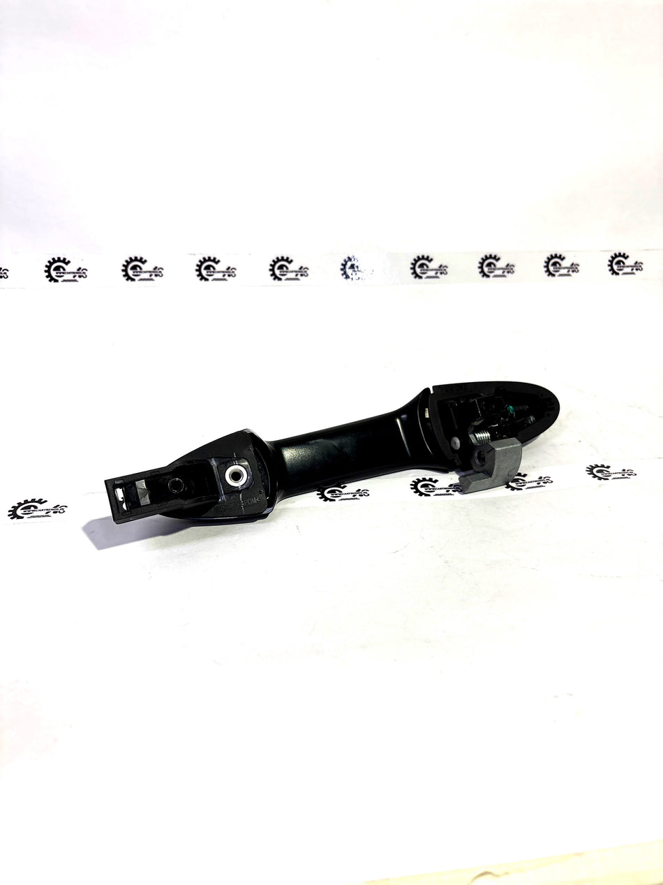 Honda handle assembly for right rear door, part number 72680T08K01ZB, shown in the image.
