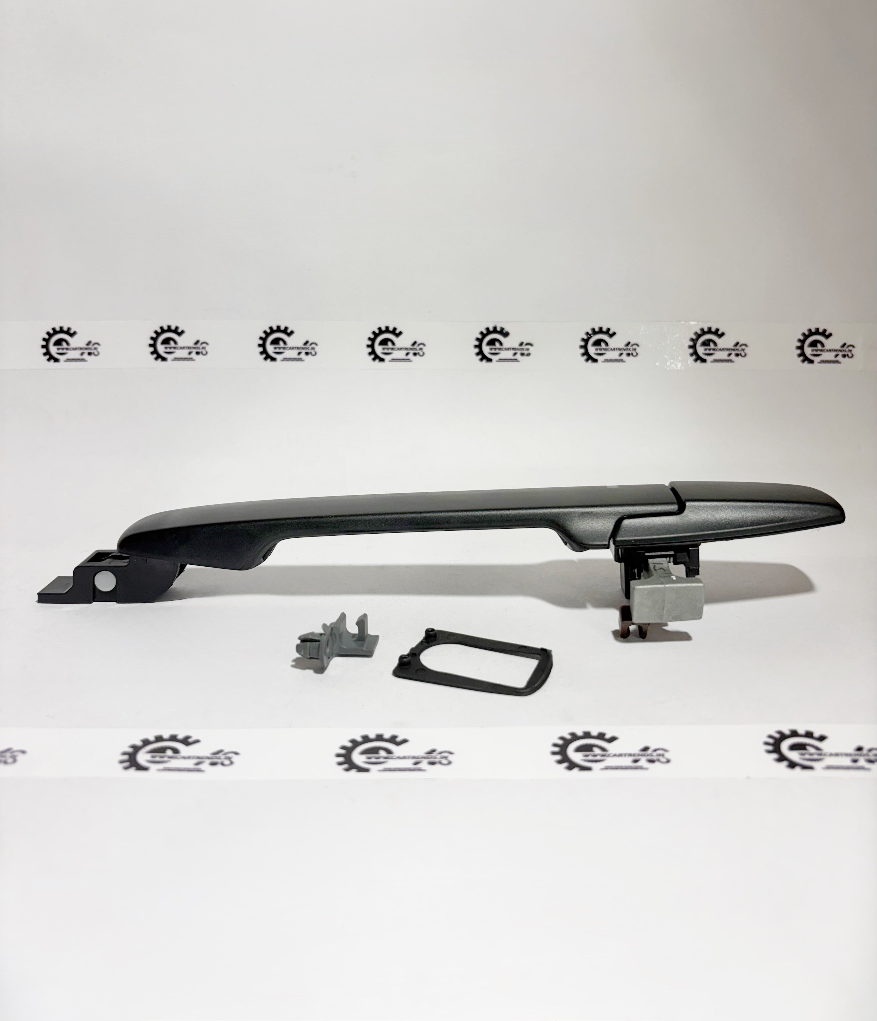 Honda right rear door handle assembly, model 72640TG2K01, showing the exterior handle and mounting components.