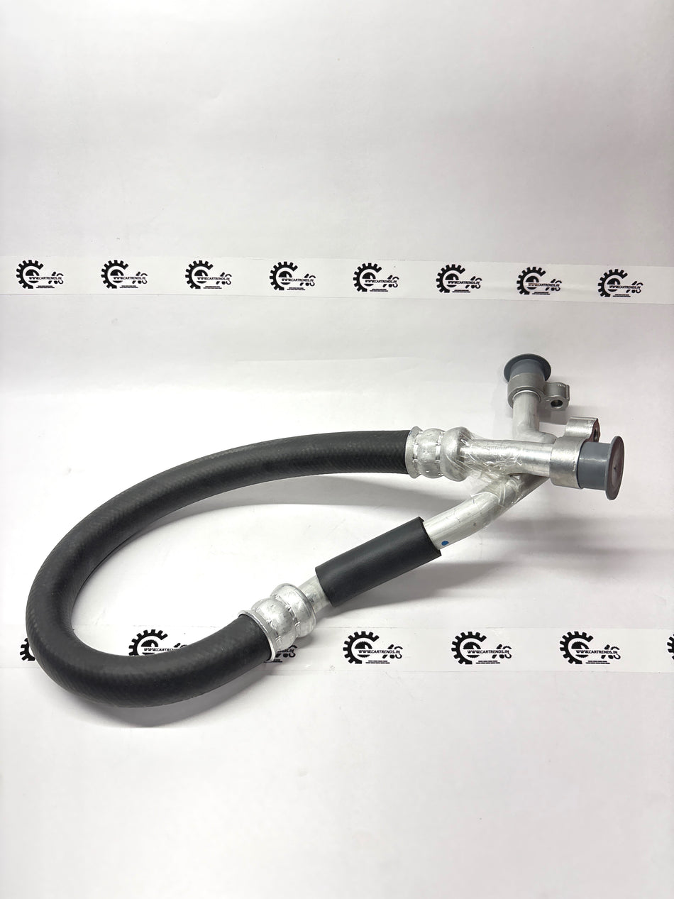 Honda suction hose component 80312TSWK01, compatible with Honda equipment, shown in the image with flexible black hose.