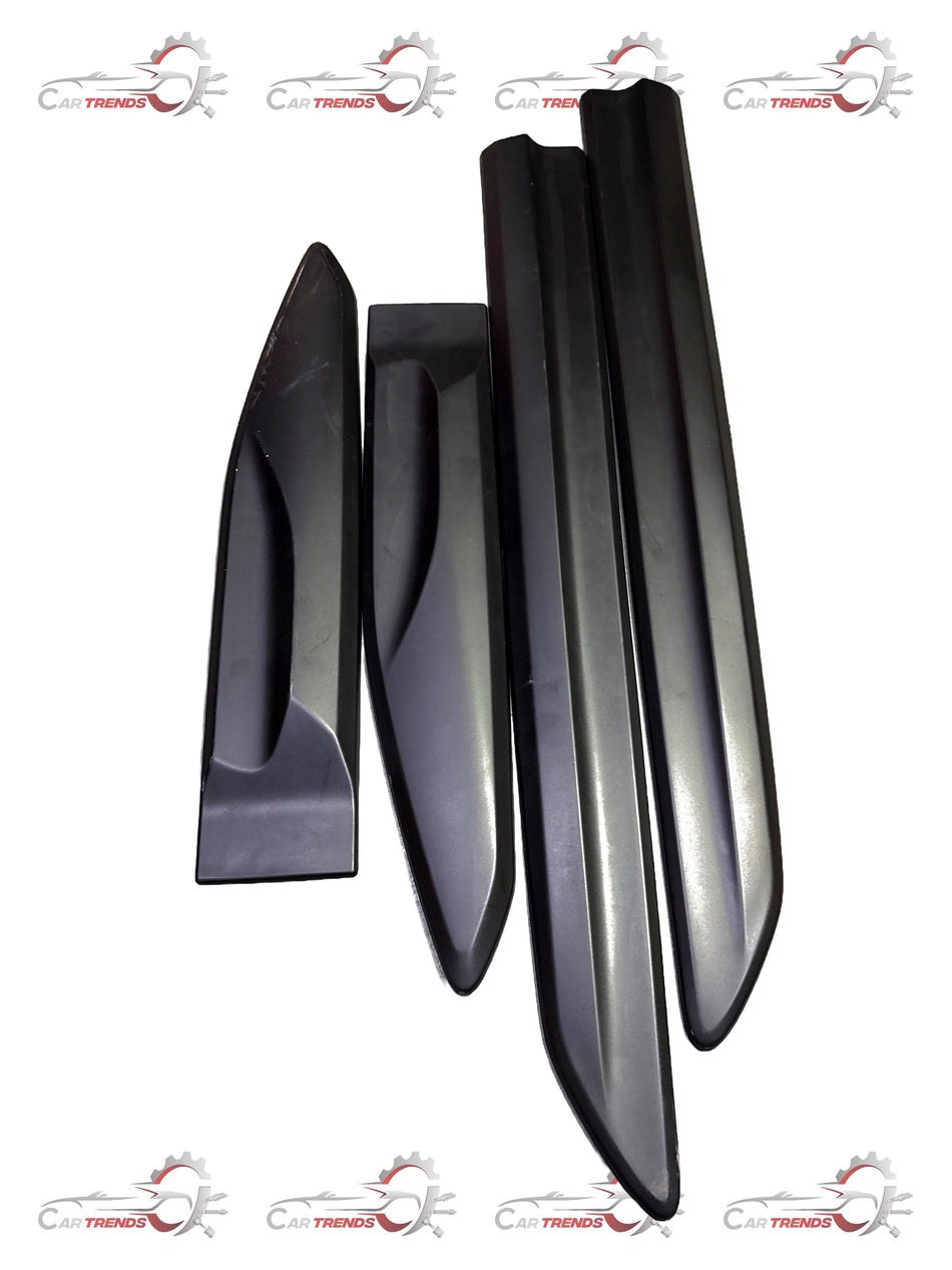 Honda body side molding kit, model 08P05TXK700, shown on vehicle, durable plastic trim for side protection and style.