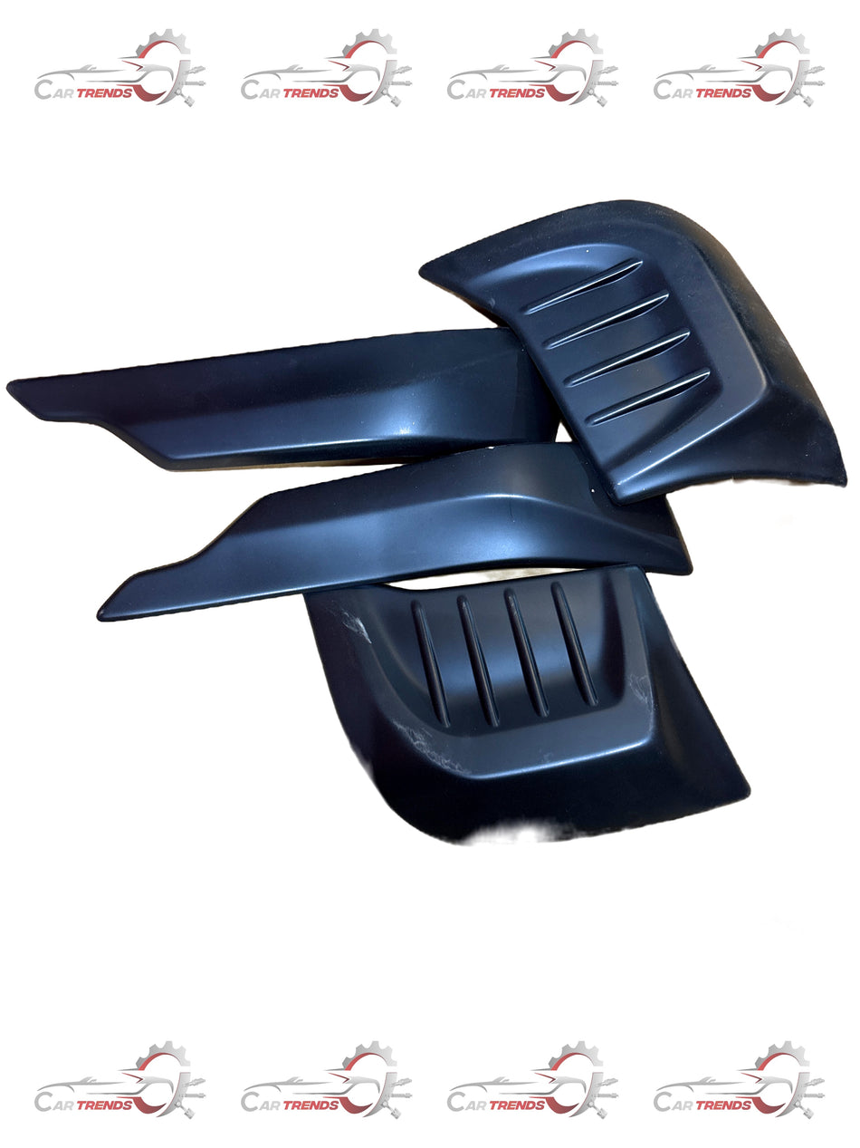 Honda bumper protector kit front and rear set, compatible with Honda vehicles, providing enhanced bumper protection.