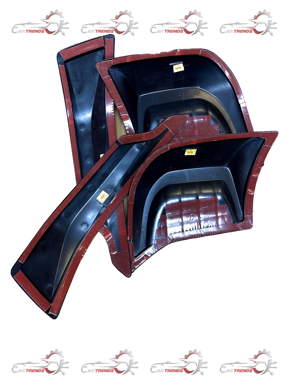 Honda bumper protector set for front and rear bumpers, compatible with 08P03TSC700 model, provides vehicle bumper protection.