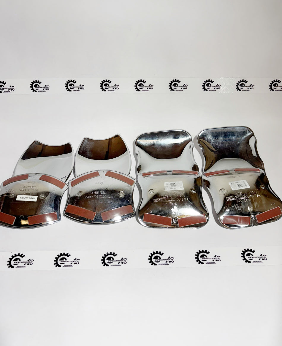 Honda door handle protector kit in black, designed to prevent scratches and damage on vehicle door handles.