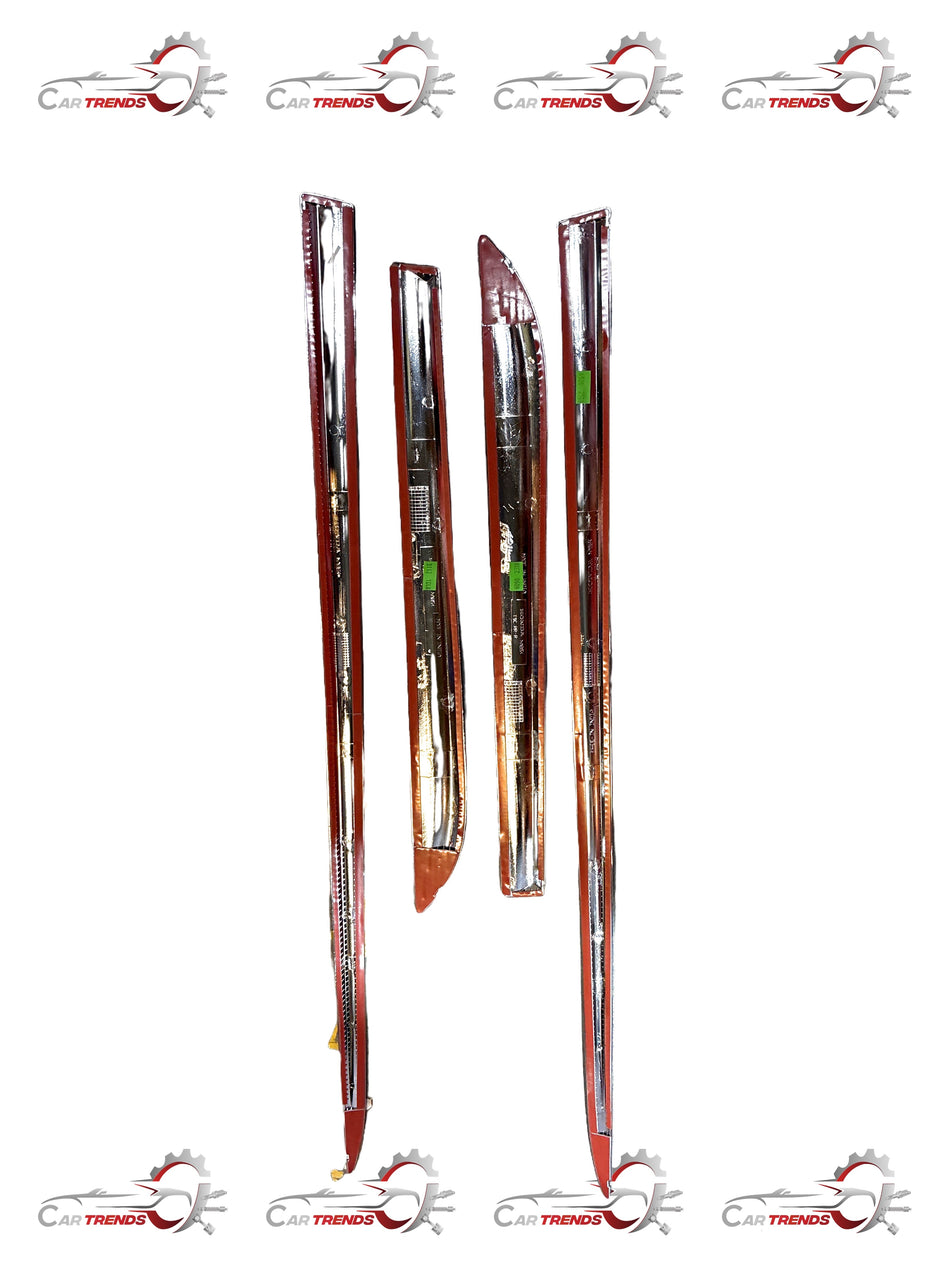 Honda door lower garnish kit, genuine part 08F57T9C700, showing the sleek, painted exterior trim for Honda vehicles.