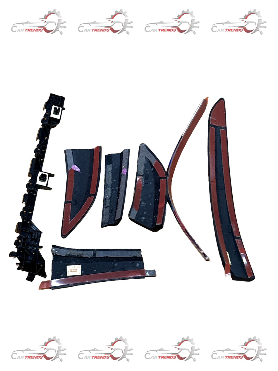 Honda bumper protector kit designed for front bumper protection, compatible with Honda models, shown in the image.