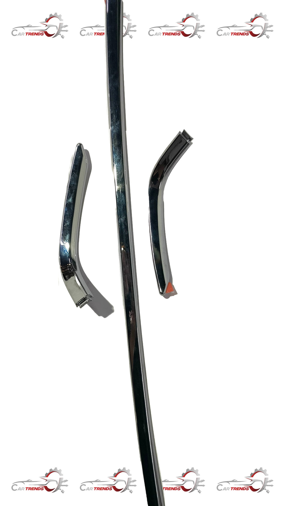Honda front grille garnish kit 08F2132N700A, vehicle part with chrome accents and mounting points for a Honda car.