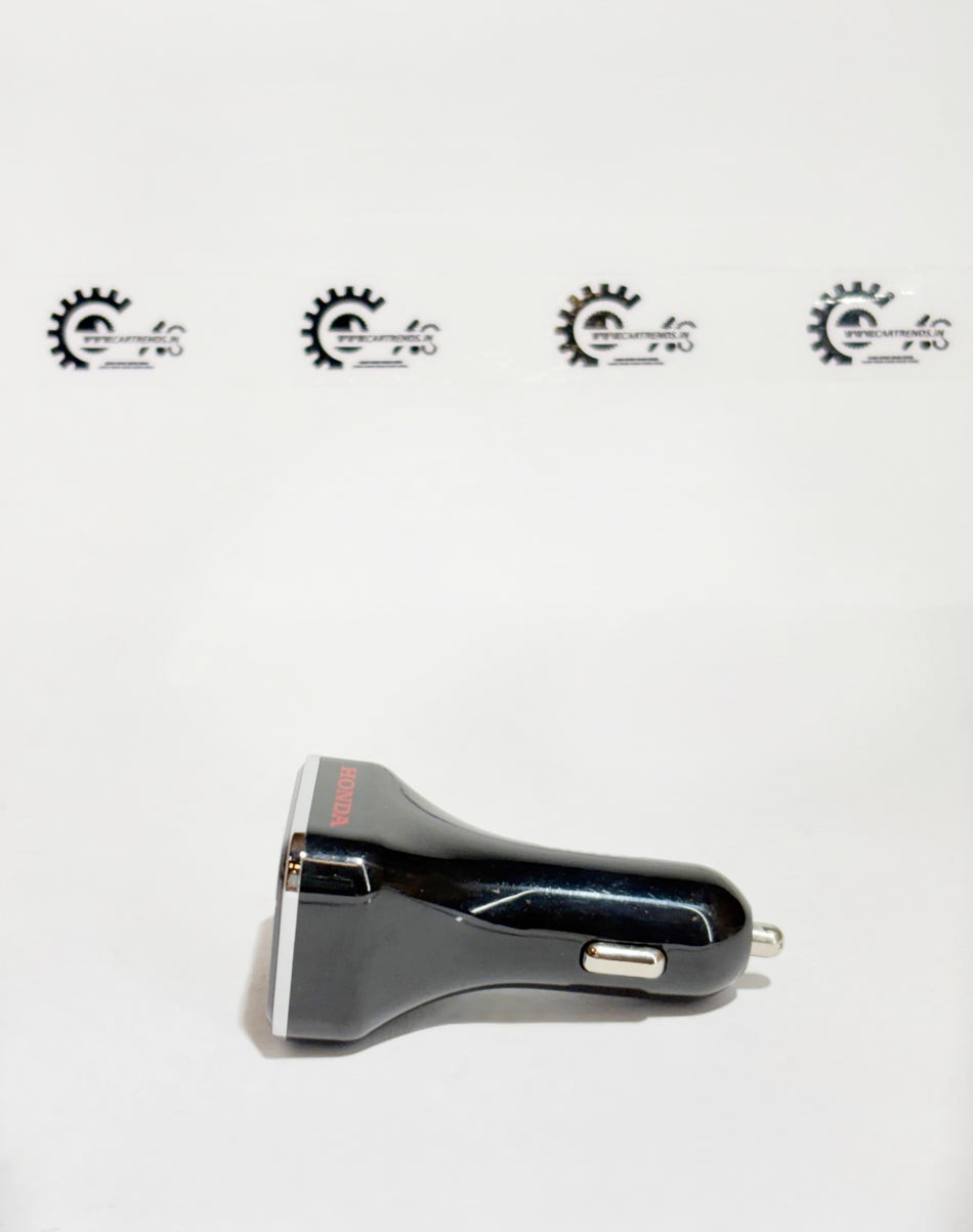 Honda Kit Mobile Charger 08EHZ0Q2BZM for Honda vehicles, shown in black with connector and mounting components.