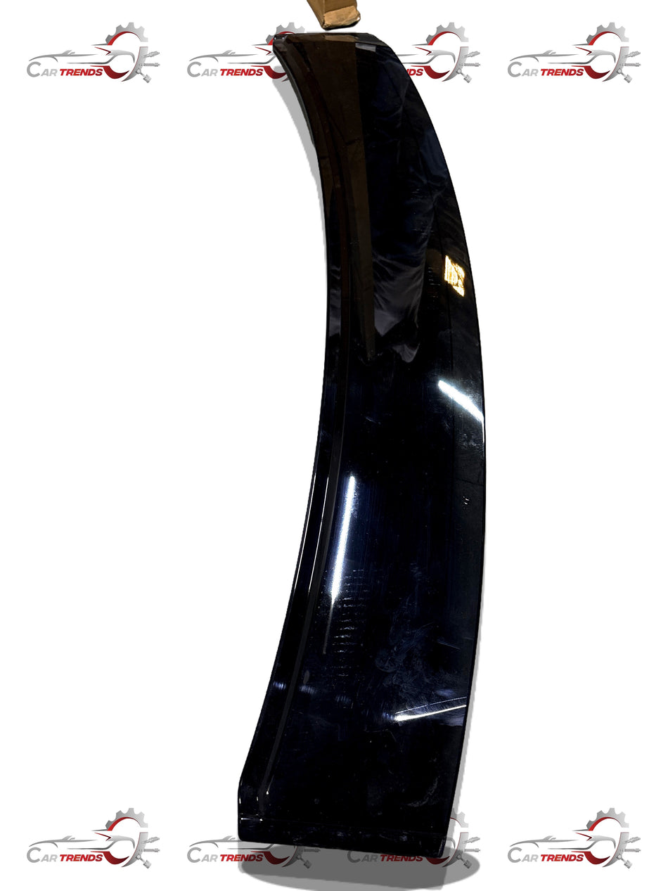 Honda roof end visor kit with black tinted finish, designed for vehicle roof edge protection and aerodynamic enhancement.