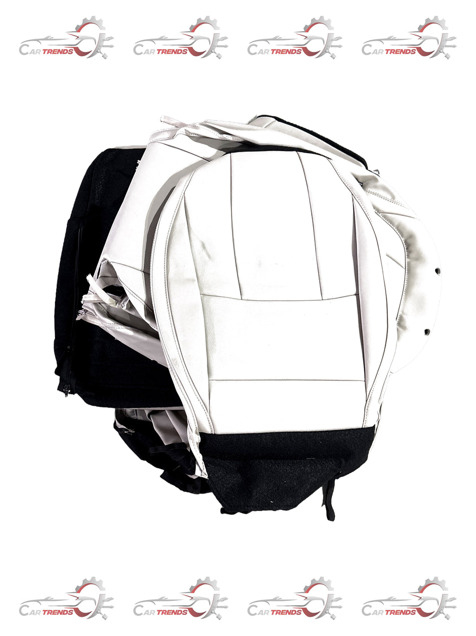 Honda premium ivory seat cover kit, designed for a comfortable and stylish fit inside Honda vehicles.