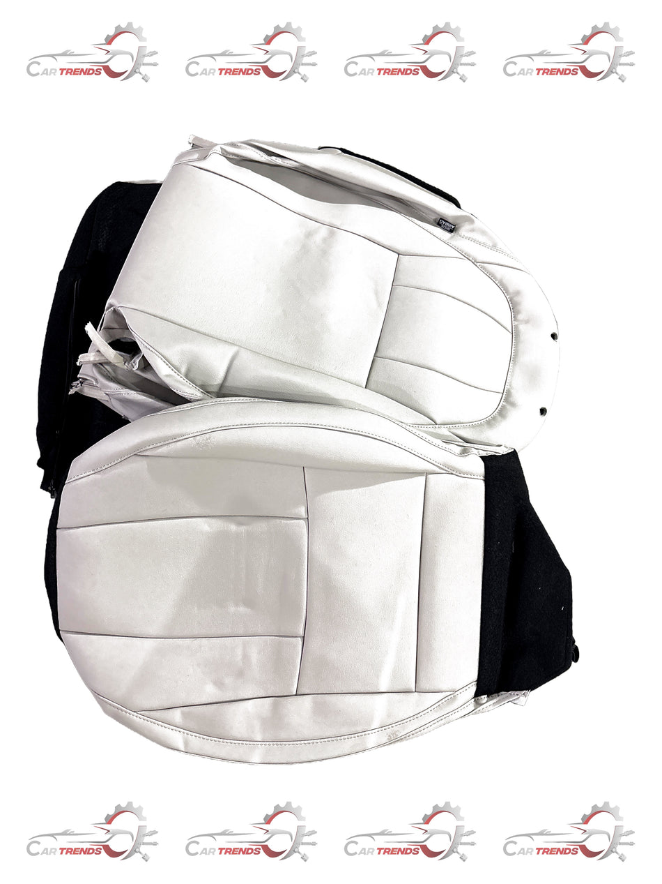 Honda premium ivory seat cover kit, designed for comfortable fit and elegant look in vehicle interior.