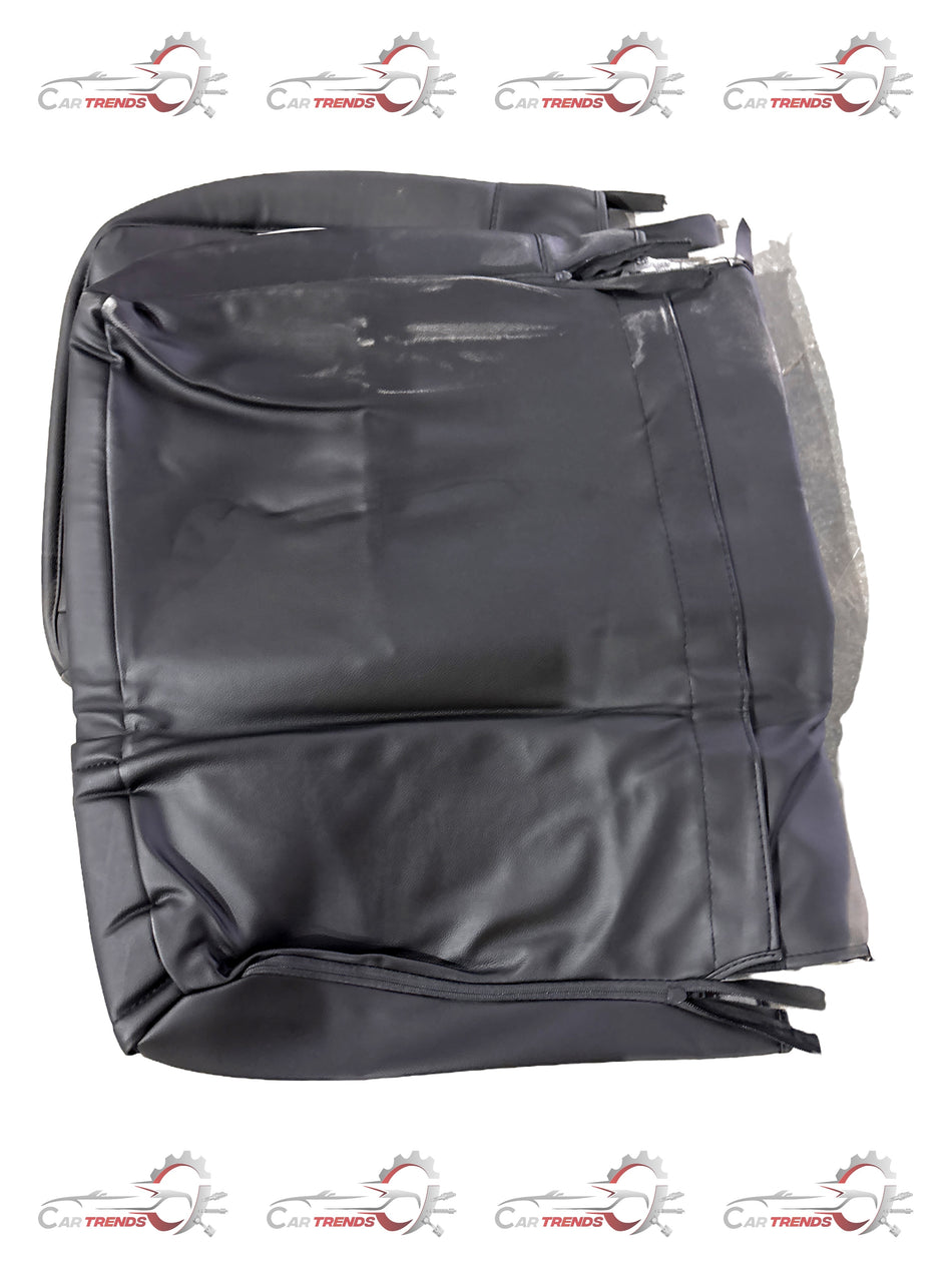 Honda PVC seat cover with silver stripes, designed for Honda vehicles, showing the stylish pattern and durable material.