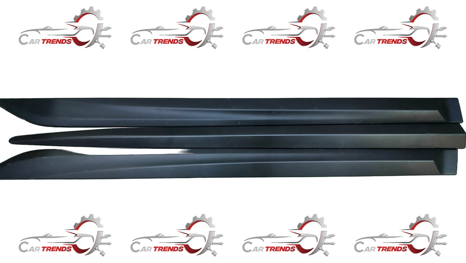 Honda side protector kit 08P05-TE9700 mounted on motorcycle, black plastic guard for side protection.