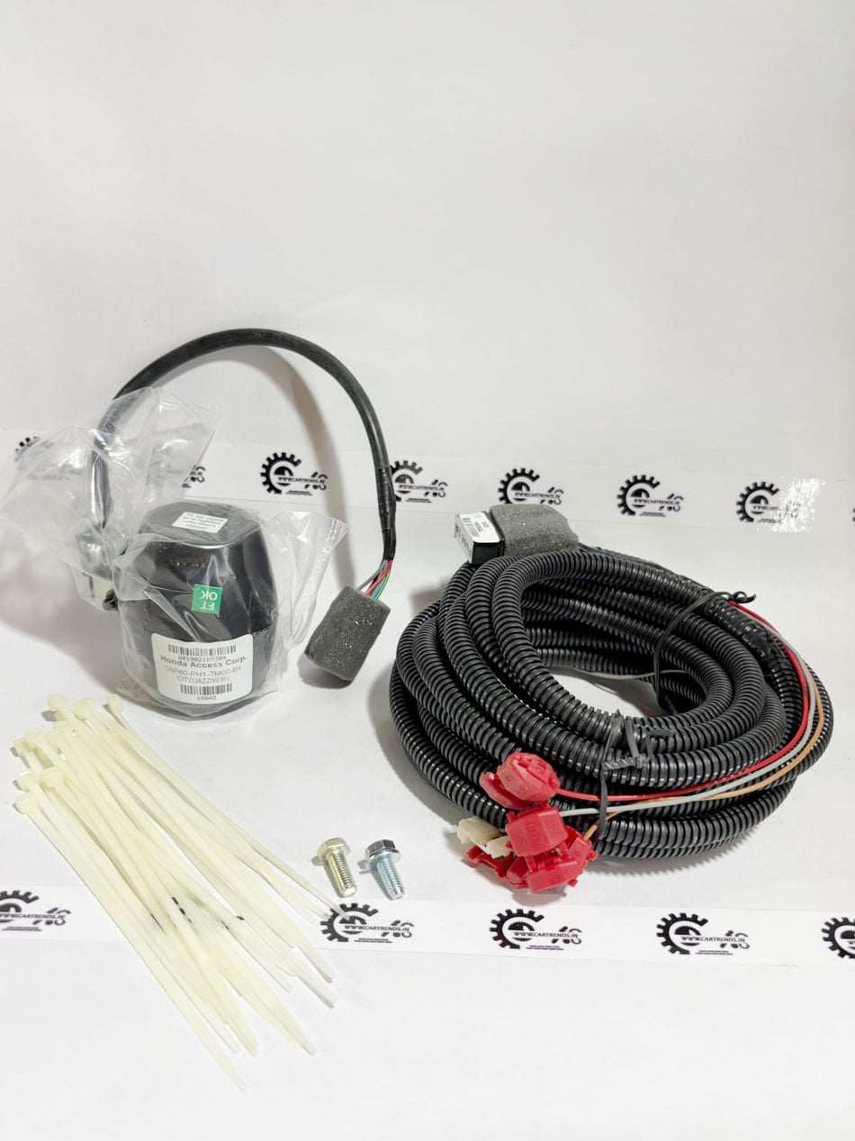 Honda siren kit with lock and unlock features, compatible with Honda vehicles, shown in the image.