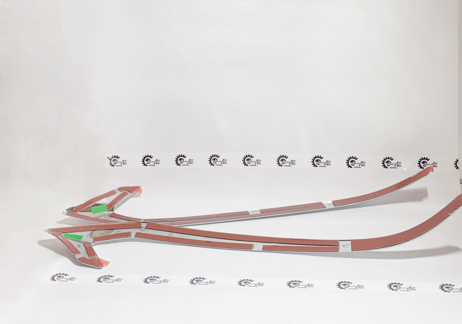 Honda tail lamp garnish kit showing sleek chrome finish and mounting details for Honda vehicle model.